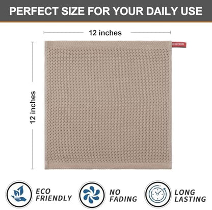 Kitinjoy 100% Cotton Waffle 8-Pack Kitchen Towels - Image 5