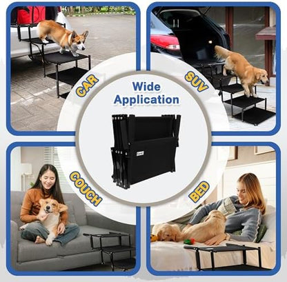 Dog Stairs for Large Dogs, for Medium Dogs, Foldable Dog Ramp for Car & SUV - Image 6