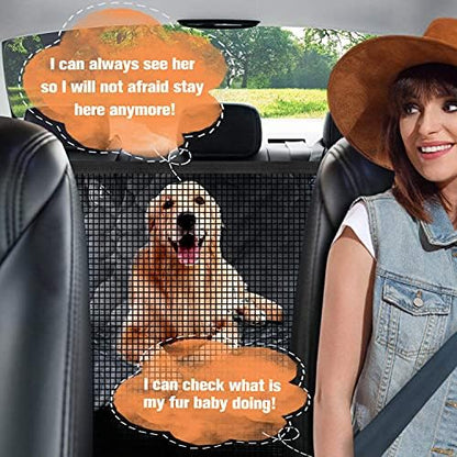 PETICON Dog Car Seat Cover for Back Seat, Waterproof Dog Hammock for Pets - Image 3
