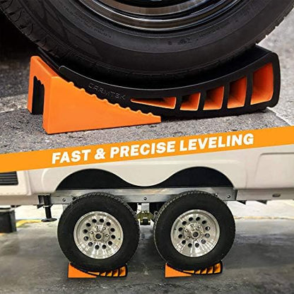 CARMTEK Camper Leveler 2-Pack Kit | Curved RV Levelers - Image 3