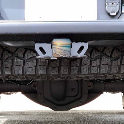 Ocean Sunrise Hitch Covers for Trucks Tropical Ocean Beach Sea Waves Trailer - Image 6