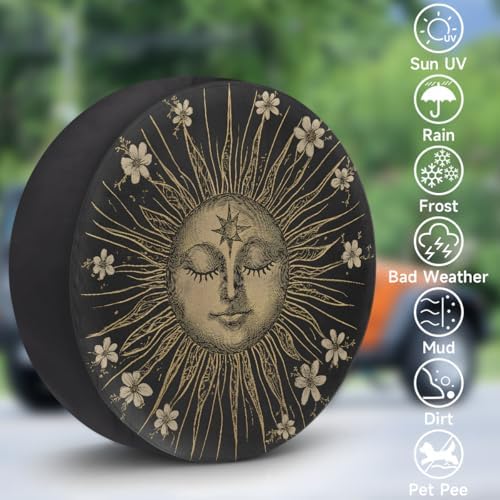 Sun Ethnic Art Spare Tire Cover Dust-Proof Wheel Protector - Image 3