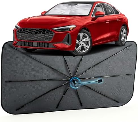 Car Windshield Sun Shade for Audi A4 A5&S5 RS5 2018-2026, 1:1 Exact Fit by MakeLifeBetter