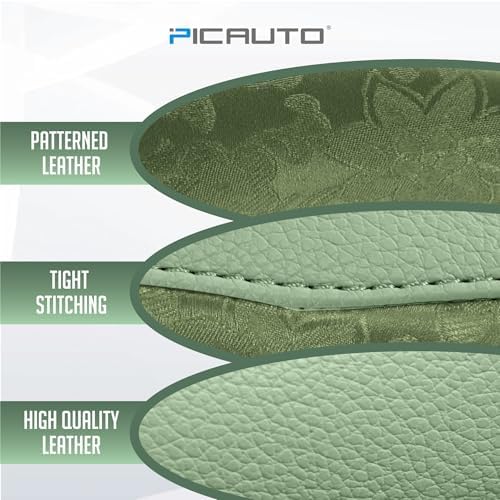PIC AUTO Steering Wheel Cover, Universal Fit 14.5"–15.5" D-Shape Steering Cover - Image 4