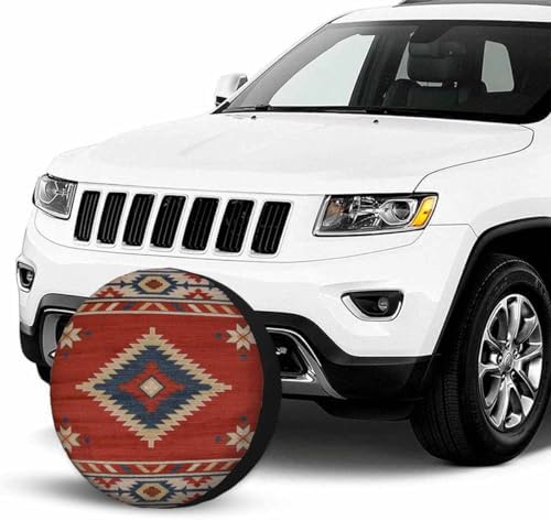 Southwestern Traditional Style Spare Tire Cover 15 inch Wheel Protectors - Image 3