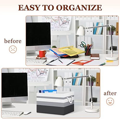 Fab totes Storage Bins 6-Pack, Foldable Storage Baskets - Image 5