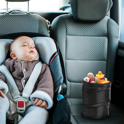 yarlung 6 Pack Car Trash Can, Collapsible Pop-up Car Garbage Can, Waterproof - Image 5