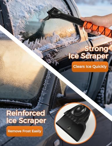 59" Ice Scrapers for Car Windshieldand Extendable Snow Brush - Image 6