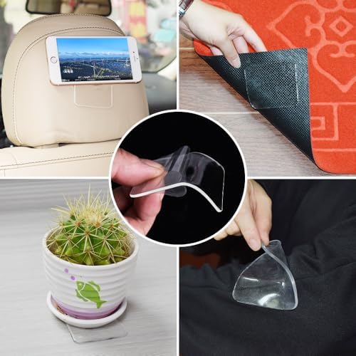 Sticky Gel Pads, As Seen On TV Removable Traceless Gripping Pad Washable - Image 5