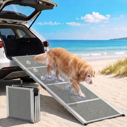 Dog Ramp for Car, "  × "  Ultra-Wide Aluminum Outdoor Pet Ramp for by Gaoyitk