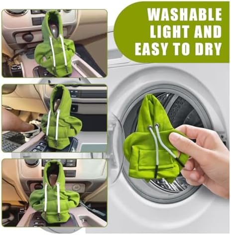 JOYCOURT Car Gear Shift Hoodie Auto Shifter Knob Cover - Image 5