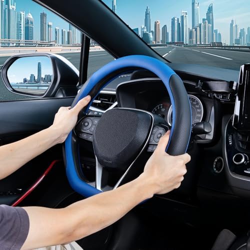 SEG Direct D Shaped Steering Wheel Cover 14.5-15 inch - Image 2