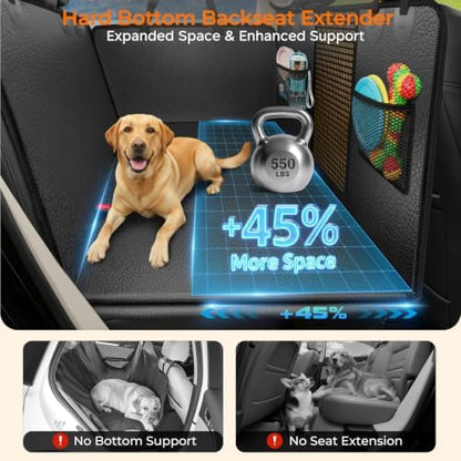 URPOWER PU Leather Dog Back Seat Extender - Image 2