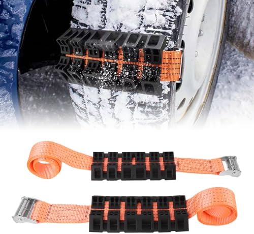 2PCS Tire Traction Straps, Strong Grip Emergency Tire Traction Device - Image 2
