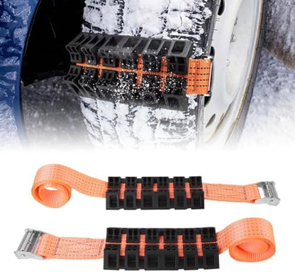 Tire Traction Straps for Trucks and SUVs – Emergency Snow Mud Skid Straps - Image 3