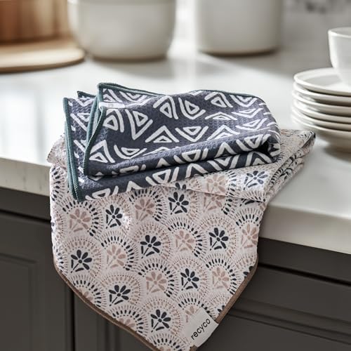 RECYCO Waffle Kitchen Towel Set of 2 by RECYCOHOMECOLLECTION