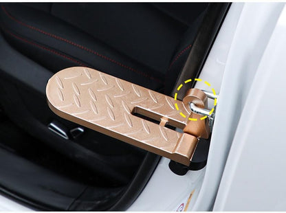 Car Door Step with Glass Breaker Safety Hammer & Roof Rack Access, Foldable - Image 4