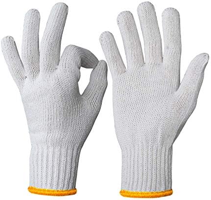 Evridwear Cotton Polyester String Knit Shell Safety Protection Work Gloves - Image 2