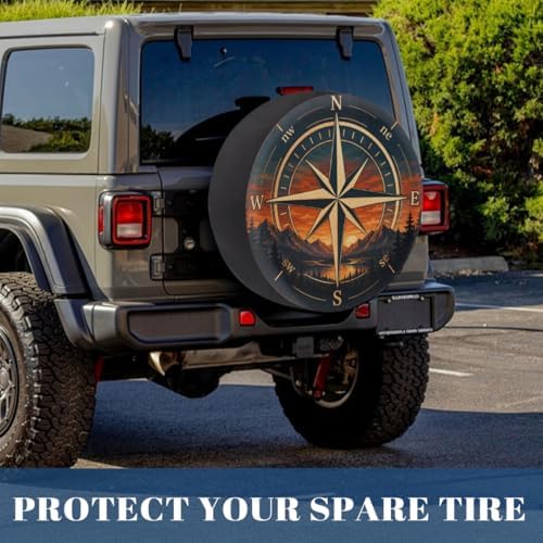 Mountain Compass Spare Tire Cover Wheel Covers Protectors Waterproof Dust-Proof - Image 6