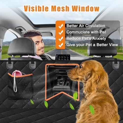 Kytely Dog Car Seat Cover Back Seat XL, Waterproof Hammock - Image 3