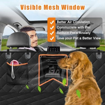 Kytely Dog Car Seat Cover Back Seat XL, Waterproof Hammock - Image 3