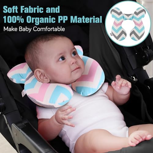 KAKIBLIN Baby Neck Pillow, Baby Support Pillow, Infant Neck Pillows - Image 2