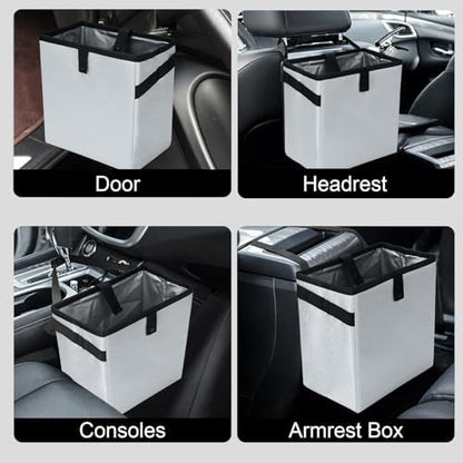 Homelove Car Trash Can, Leak-Proof Waterproof Trash Bin Collapsible Portable - Image 6