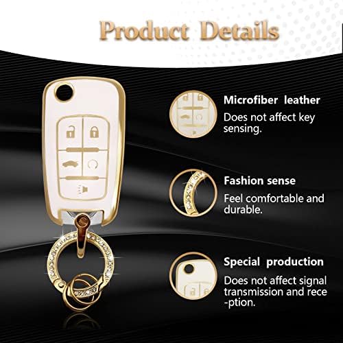 Vrasly Compatible with Chevy Key Fob Cover with Keychain Lanyard - Image 4