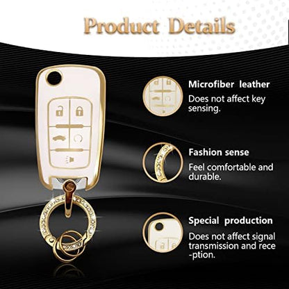 Vrasly Compatible with Chevy Key Fob Cover with Keychain Lanyard - Image 4