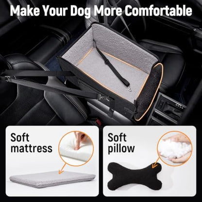 YJGF Center Console Dog Car Seat, Pet Car Seats - Image 2