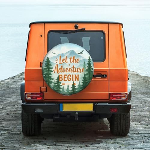 Adventure Spare Tire Cover Weatherproof Wheel Protectors Universal Wheel Covers - Image 6