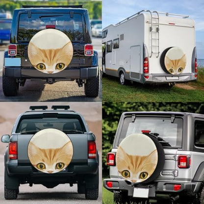 Spare Tire Cover for RV Trailer, Funny Cats Tire Covers Universal Fit for - Image 7