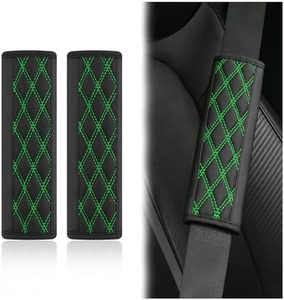 2PCS Car Seat Belt Cover Pads, Leather Seatbelt Covers Protect Shoulder and by wedfish