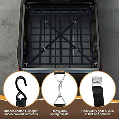 Cargo Net for Pickup Truck Bed, Heavy Duty 1100 lbs Capacity - Image 2