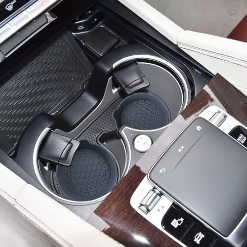Amooca 4-Pack Spill-Proof Cup Coasters Non-Slip Car Cup Holder Inserts - Image 6