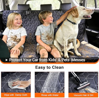 Meginc Dog Car Seat Cover for Back Seat, Waterproof Non-Slip Bench Protector - Image 6
