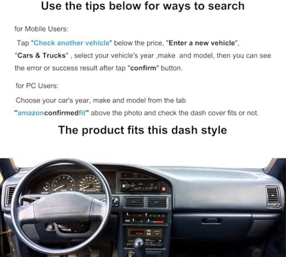 Dash Cover Mat Fit for Toyota Corolla F222 - Image 2