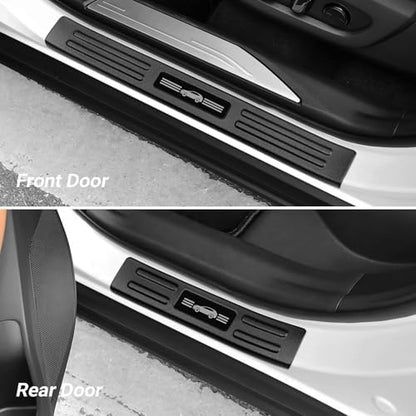 4PCS Door Sill Protector Compatible - Image 2