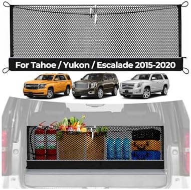 3-Layer Cargo Net for Chevrolet Tahoe/GMC Yukon/Cadillac Escalade 2015-2020 by MakeLifeBetter