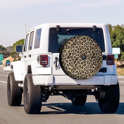 KiuLoam Hipster Leopard Cheetah Print Spare Tire Cover - Image 2