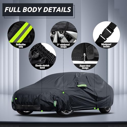 Full Exterior Cover Custom Fit for 2017-2026 Model 3 Waterproof All Weather - Image 5