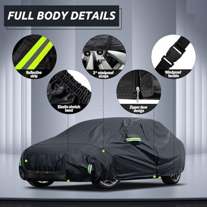 Full Exterior Cover Custom Fit for 2017-2026 Model 3 Waterproof All Weather - Image 5