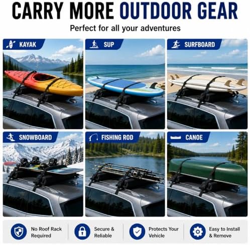 Soft Roof Rack for Ford Ranger Raptor Crew Cab 4WD 2024-Present, Car Roof - Image 3