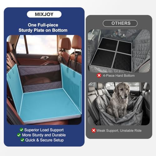 MIXJOY XL Dog Car Seat for Large Medium Dogs, Back Seat Extender for Pets - Image 4