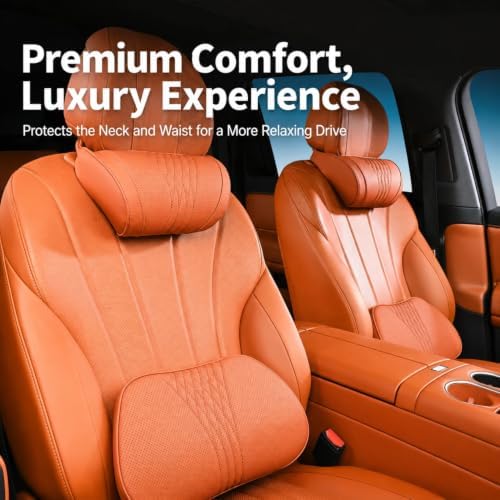 Universal Memory Foam Car Headrest Neck Pillow, Ergonomic Memory Foam Car - Image 3