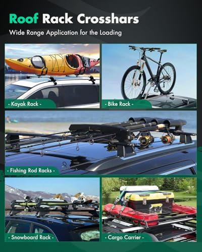 SCITOO Roof Rack crossbars Fit for Buick Enclave 2009-2016, Cargo Carrier Kayak - Image 6