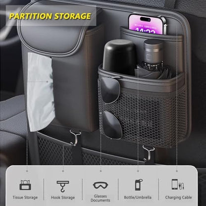 Tumecos Car Seat Back Storage Bag, Backseat Organizer - Image 3