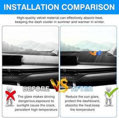 Autorder Dashboard Cover Mat for Nissan Murano 2025 2026 Accessories Dash Cover - Image 3