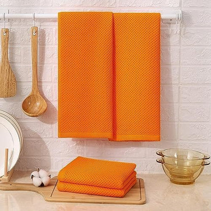Kitinjoy 100% Cotton Waffle 8-Pack Kitchen Towels - Image 6