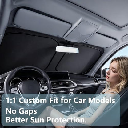 Gven Windshield Sun Shade for Toyota 4Runner 2010-2023 2024 2025 2026, TRD - Image 2